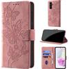 CaseGla Cover per Samsung Galaxy A35 5G, Rosa | Blocco RFID, Portafoglio Pelle PU, Flip Libro, Porta Carte, Magnetica Libretto, Antiurto Protezione Completa
