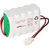 Akkuman.de Akkutechnik vom Fachmann Batteria NiMH da 12 V, 1600 mAh, compatibile con sistemi di porte Assa Abloy Besam Unislide, USL-MEU, codice articolo: 33550475, durevole, non necessita di manutenzione