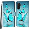 Haninsuze Cover per Samsung Galaxy A18 / A17 / A26 5G, Portafoglio PU Pelle, farfalla | Interno TPU Antiurto, Anti-Graffio, Fessura per Schede, Supporto Stand, Design Libro, Flip