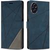 SONWO Cover per Honor 200 PRO 5G, Flip Custodia in PU Pelle, Cover a Libro Portafoglio con Slot per Schede e Supporto Stand per Honor 200 PRO 5G, Blu