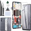 RongZy Schermo LCD per Realme GT Master Edition Sostituzione Display per Realme GT Master Edition RMX3360 Digitizer Assembly Vetro di Ricambio Touch Screen con Strumenti(6.43, Nero con Cornice)