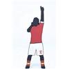 Shop and Solve FOOTBALL USB - Chiavetta USB Drive 3.0 con forma di Totti capitano maglia giallorossa da 64gb unità di memoria flash pendrive altà velocità idea regalo per tifosi romanisti
