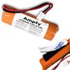 Ampfy Batteria BAT90821 3,6 V 0,7 Ah 700 mAh | SIRENE Allarme Sostituzione Compatibile con DAITEM LOGISTY Hager ATRAL DIAGRAL BAT90821X / 908-21X / BAT90-821X / DIAG54AAX ETC..