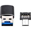 NFHK USB 3.0 to Micro SD SDXC TF Card Reader with Micro USB 5pin OTG Adapter for Tablet/Cell Phone