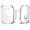 Hospaop Campanello senza fili per porta a 300 metri di portata, campanello senza fili impermeabile con LED Flash 36 suonerie 4 livelli di volume per casa, ufficio, Magas