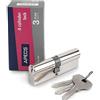 Generic Cilindro di chiusura da entrambi i lati con serratura APECS, cilindro profilato da 50/70 mm, per serratura porta di casa con 3 chiavi, modello EC-120 (50/70)