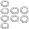 SG Store 8 Rondelle piatte in acciaio inox 304 65 Mm X 36 Mm X 1 Mm 2 Mm 3 Mm Compatibile con JCB E Compatibile con Pala per escavatore KUBOTA