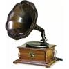 Grammofono HMV funzionante fonografo, giradischi win-up antico