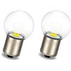 SOFOC BAU15S PY21W G25 Bulb Bianco Luce Retromarcia LED 6V 12V 24V Compatibile Con 6-30V AC/DC 4SMD Luce Interna Luce Posizione DRL 2Pcs