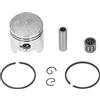 AOWINHIT Kit Fasce Elastiche per Spinotto Pistone 40 Mm Ad Alte Prestazioni in Lega di Acciaio per Scooter Ciclomotori a 2 Tempi e Bici Cross, Pistone Motore, Parti,Fasce Elastiche