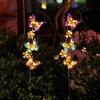 Bordeag 2 Pezzi Lampada Solare Esterna A Forma Di Farfalla, Luci Solari Impermeabili Per Giardino Prato Decorazione Patio