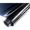 FENTIS Pellicola Riflettente per Finestre Nero Pellicola Solare a Specchio Unidirezionale Adesivo Statico Controllo del Calore Anti UV Tinta per Finestre per Casa e Ufficio 90x200cm