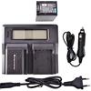 DSTE 2-Pack NP-FV100 batteria + LCD Dual Caricabatterie Compatibile per Sony DCR-SR21, DCR-SR68, DCR-SR88, DCR-SX15, DCR-SX21, DCR-SX45, DCR-SX63, DCR-SX65, DCR-SX83, DCR-SX85
