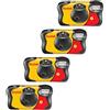 KODAK FunSaver - 4 fotocamere usa e getta con flash 800 ISO