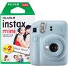 instax Fujifilm Instax Mini 12 - Fotocamera istantanea con confezione da 20 pellicole, colore: Blu pastello