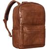 STILORD 'Arik' Zaino Pelle per Uomo e Donna Vintage Scomparto per laptop da 16 pollici Pelle Zaino Scuola grande zainetti per ragazze, Colore:brandy - cognac