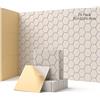 Soundsbay Pannelli Fonoassorbenti Autoadesivi 18 Pezzi Beige 30x30x0.9cm | Isolamento acustico da parete per porte, soffitti, per la decorazione di gioco, uffici, studi, Pannello fonoassorbente