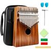 HELESIN Kalimba KOA - Pianoforte con 17 Chiavi per Pollice, Thumb Piano Solido con Custodia Impermeabile