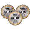 DEWALT Set di lame per sega circolare, confezione da 3, 250 mm, DT1963-QZ
