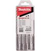 Makita B-58992 NEMESIS2 - Set di punte per trapano a percussione SDS-Plus, 5 pezzi, ideale per calcestruzzo, cemento armato, muratura