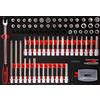 KS Tools 811.1111 SCS 1/2 Serie di chiavi a bussola, 111 pz in modulo 1/1
