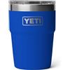 YETI Rambler Tazza Impilabile da 16 oz (473 ml) con Coperchio Magslider Rimovibile, Tazza da Caffè in Acciaio Inossidabile con Isolamento Sottovuoto, Blu Royal