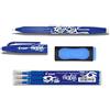 PILOT 1 Frixion Ball Blu + set di mine (3 pcs) + gomma da cancellare
