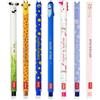 LEGAMI - Set di 7 penne gel cancellabili con inchiostro cancellabile termosensibile, gamma di colori dell'inchiostro e design del corpo, punta da 0,7 mm, design con animali