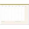 D N A DNA - Planner settimanale scrivania, organizer A4 (27,9x21) con fogli a strappo, planning settimanale da tavolo 2024 senza date, agenda da tavolo personalizzabile per appuntamentii (A4)