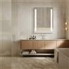 PonteSino HOKO specchio da bagno a parete 50x70+LED cambia bianco caldo-bianco freddo-neutro. con interruttore a sfioramento/interruttore a parete commutabile. Funzione di memoria.IP44.Lindau