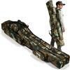 EnGiTores Borsa portatile pieghevole per canna da pescas mulinello, custodia per canna da pesca 160cm 3 strati con organizer per mulinello tasche multiple custodia impermeabile per cannas pesca borsa organizer
