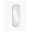 Westwing Collection Specchio da parete con cornice in legno di frassino Ayu - Beige