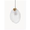 Nova Luce Lampada a sospensione piccola a LED fatta a mano Shelina