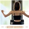 Aisny Corda Posteriore Massaggiatore, Rullo di Massaggio di Legno per Maderoterapia Massage Ball Roller Handheld Legno Body Massager per il Corpo Fatigue Relief