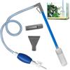 TZEKING Sifone Acquario,1.7m Aquarium-Syphon-Kiesreiniger mit Handpumpe,Scambiatore d'Acqua dell'acquario,Aspiratore per acquari,per Cambio Acqua,Lavaggio della Sabbia