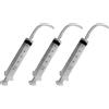 Pitertul 3Pcs 10ml Siringhe per Alimentazione Manuale per Uccelli da Allevamento, Tubi per Crop per Uccelli Baby, Cockatiel, Budgie, Pappagalli