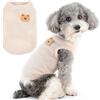 Zunea - Maglietta per cani di taglia piccola, estiva, in tessuto morbido e traspirante, basic, per cani, grazioso top per cani, senza maniche, in tessuto elasticizzato, per cani, chihuahua, gatti
