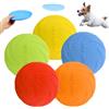 PORFOYO 5 pezzi frisbee per cani, 22 cm, giocattolo per cani, frisbee, giocattolo da nuoto, per animali domestici, piattino volante, frisbee in gomma, per cani, lancio, allenamento, per terra e acqua