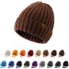 Magracy Cappello da uomo invernale in maglia termica per uomo e donna Cappello classico in maglia, Caff, Taglia unica