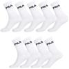 Fila Calze Sportive (Pacco da 9) Uomo (IT, Numero, 43, 46, Regular, Regular, Grigio 1)