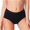 Cotonella 1 Period Panties ADB63 Coulotte da Ciclo Mestruale Flusso Abbondante. Mutande Assorbenti per Mestruazione - Lavabile - Periodico - Incontinenza - Donna Intimo Protettive Nero 2/S