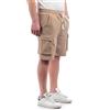 Bermuda Tasconi Uomo Pantaloni Corti Cotone Elastico Pantaloncini Cargo VEQUE
