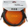 MXR JIM DUNLOP MXR Cavo Strumentale Serie Pro 10 piedi | 3,1 m, 1/4 pollice Dritto (DCIX10)