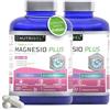 NUTRICEL Magnesio Completo - Magnesio Bisglicinato + Citrato 2177mg - Stanchezza e Fatica Integratore con Vitamine B6, D3 e K2-180 Capsule Vegane - Nutricel (Confezione da 2)