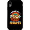 Christian Ferret Faith Cute Funny Humor Custodia per iPhone XR I Noah Guy che aveva un paio di furetti gioco di parole della chiesa dellarca di Noè