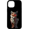 I Migliori Motivi Di Animali Di Tutti I Custodia per iPhone 15 Volpe Robot Tech Cyborg Ai Volpes Robotic Fox Distopico