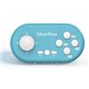 ShanWan Mini Gamepad Bluetooth, Controller Portatile per Switch 2/OLED, PC, iOS,Anki,Android, Joystick Effetto Hall Anti-Drift, Giroscopio 6 Assi, Turbo, Macro Personalizzabile (blu)