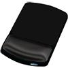 Fellowes 9374001 Tappetino Mouse in Gel con Poggiapolsi, 15.6 x 25 x 2.6 cm, Grafite