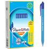 Paper Mate Papermate InkJoy 100RT Penna a Sfera a Scatto | Punta Media (1,0 mm) | blu | Confezione da 20