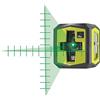 Ryobi RBCLLG2 Laser a Croce Color Verde, Livella Laser Autolivellante, con Filettatura da 1/4″, con Luce LED Inclusa